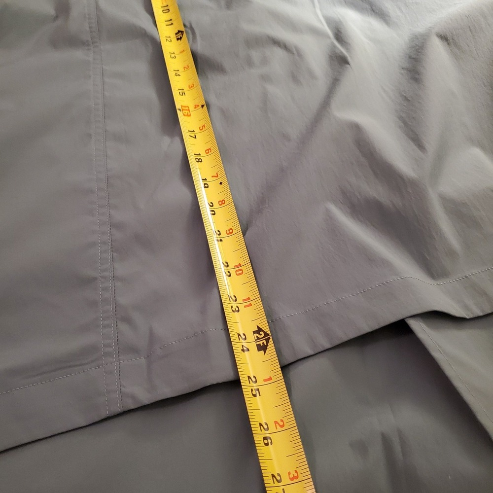 NWT! Athleta Med Advantage Poplin Top Teal Breathable light Jacket Travel Hi-Low - Picture 10 of 14